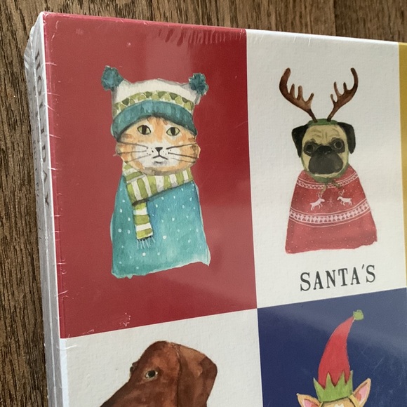 Rae Dunn Holiday Pets 1000 piece puzzle approx 27.5”X19.6”New, sealed - Picture 6 of 17